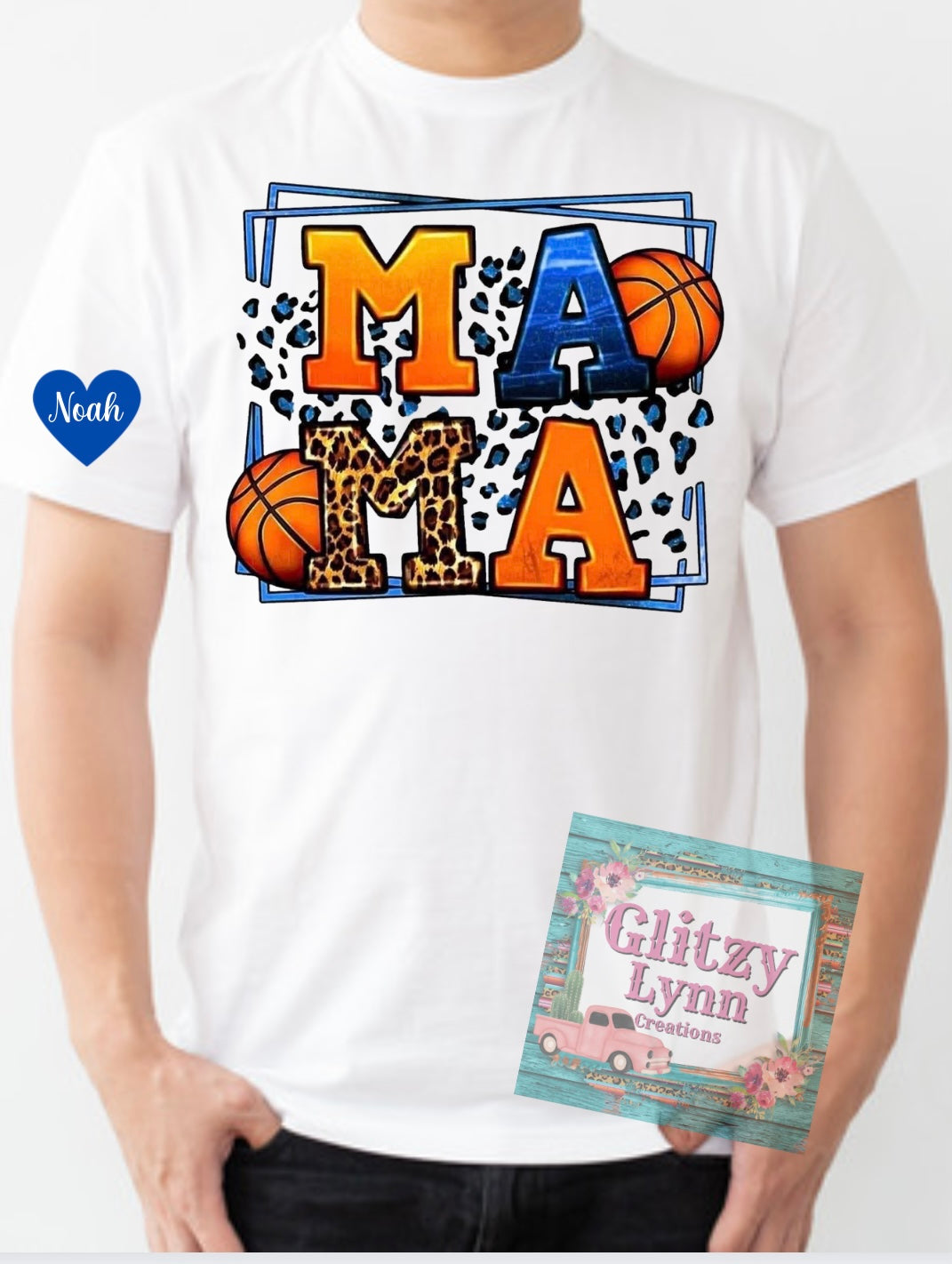 MAMA basketball tee