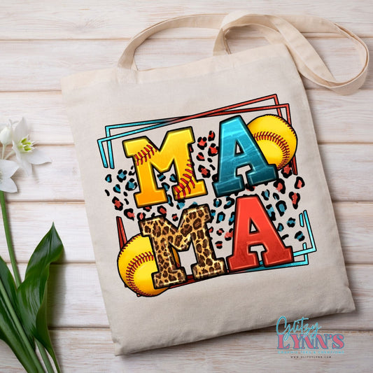 Softball Mama Tote