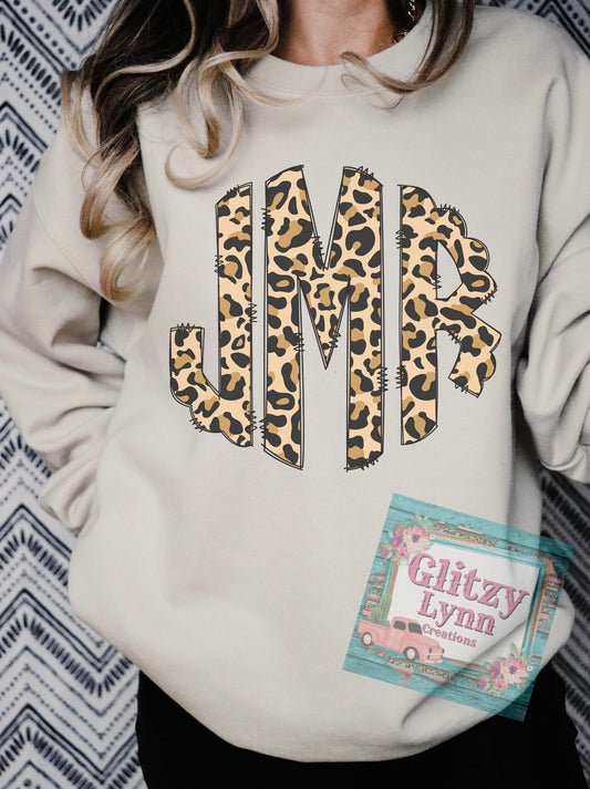 Cheetah Monogram