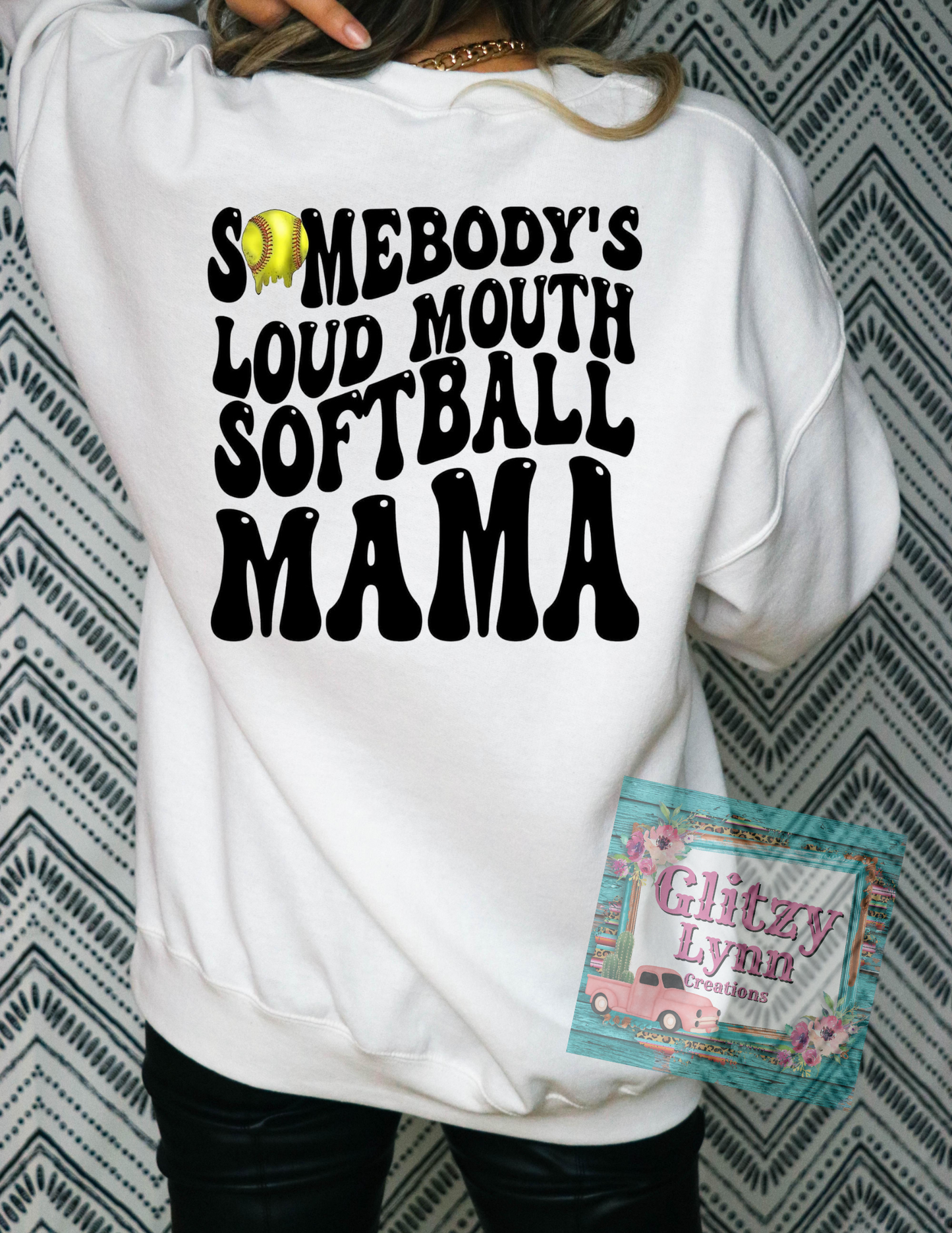 loud mouth softball mama