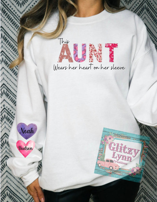 Aunt wears her heart on her sleeve